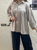 شومیز مانتویی عروسکی کد1028